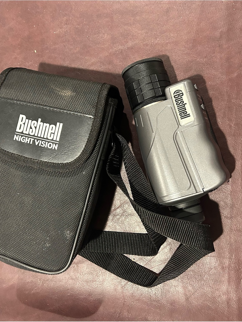 Bushnell Silver Night Vision Monocular with Carry Case
